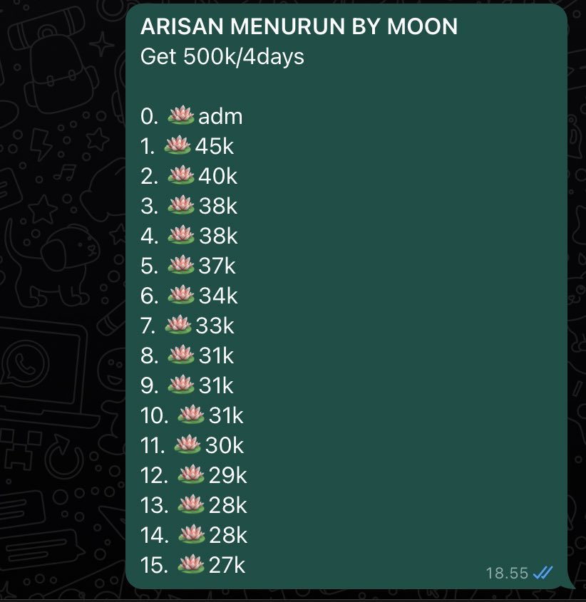 elixirghy's tweet photo. @atuuaigaaa hai kaa! open slot arisan mendatar &amp; menurun masih mau war banyak slot untung, ada duos jugaa yang mau take no 1/2 bisa banget🥰
bisa langsung join grup yaa👇🏻
https://t.co/zG9iOgwqJ4 https://t.co/IcEWqbHcnl