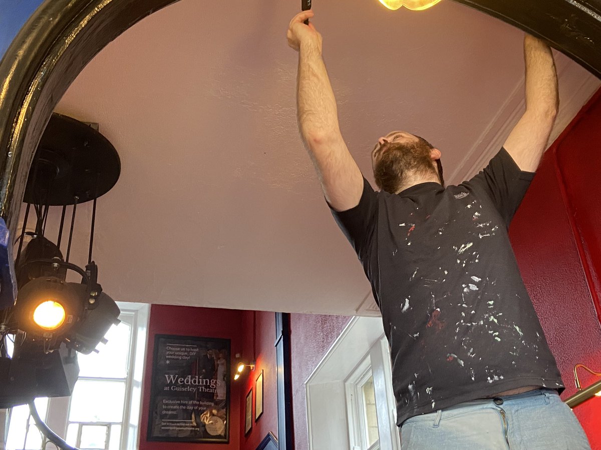 nickyharley's tweet photo. Volunteers have worked tirelessly to help restore @guiseleytheatre as part of #BigHelpOut #Coronation https://t.co/2D6CB1mrq1