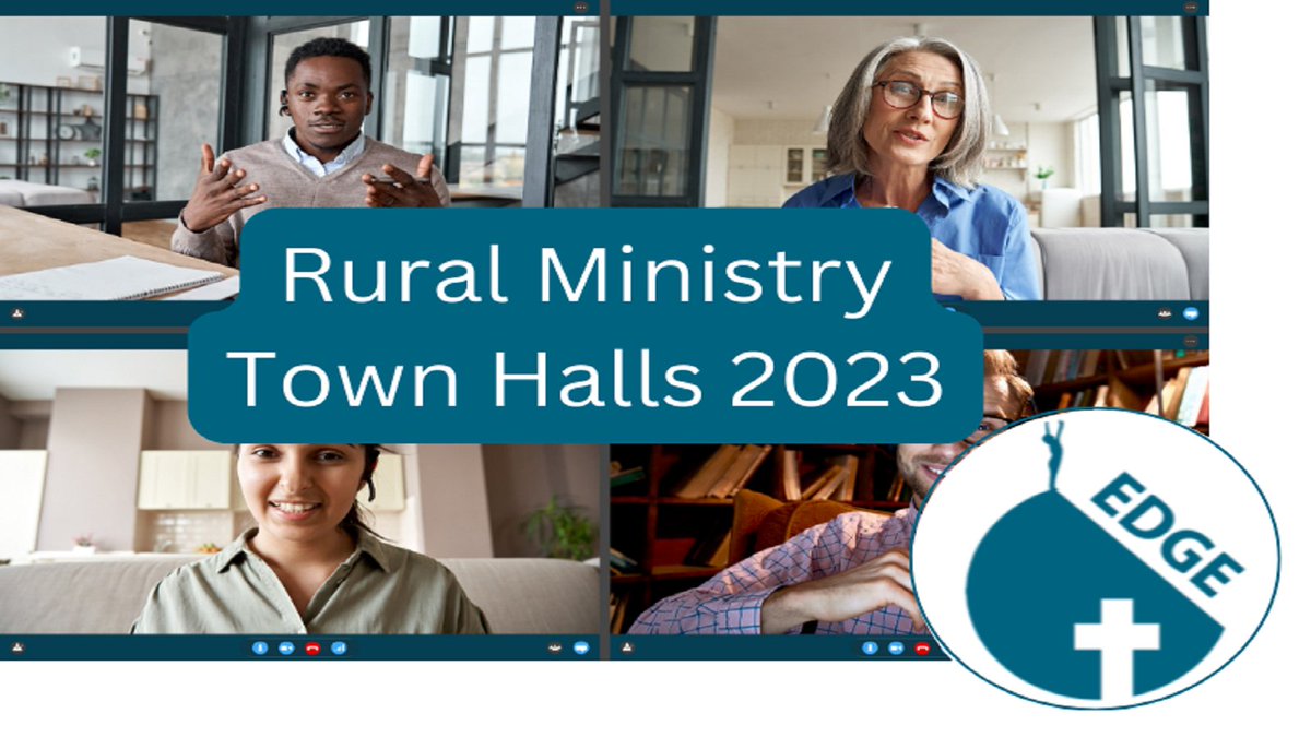 Join EDGE on Zoom on Monday, June 26, from 3:30-4:30pm EST for the last Rural Ministry Town Hall until September- a discussion of the joys and challenges of rural ministry and exploration of how to meet current needs most effectively.  Register here: catalog.churchx.ca/product?catalo…