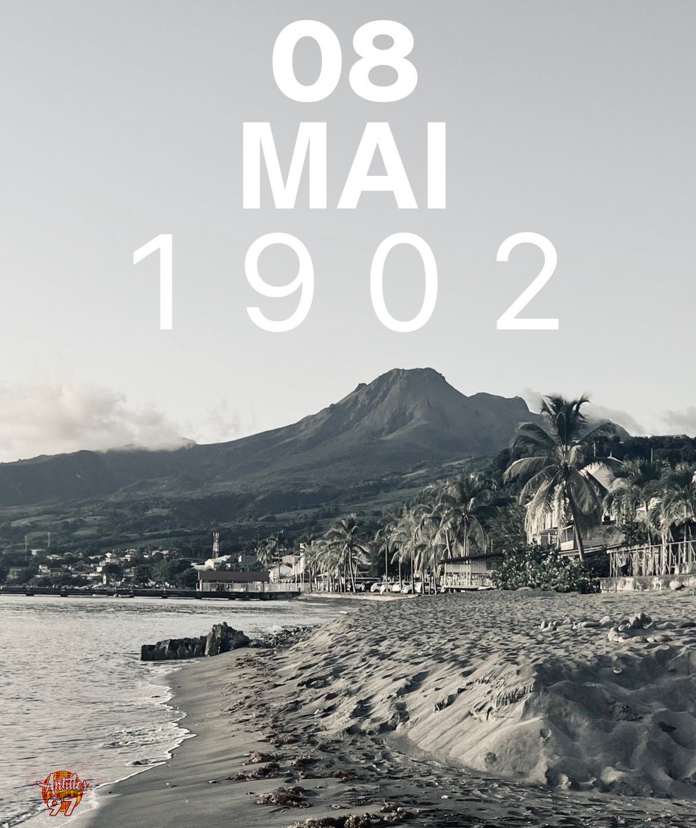 Le 8 Mai 1902, la Ville de Saint-Pierre, ancienne capitale de la Martinique, disparaissait suite à une éruption Volcanique 🌋🙏🏾