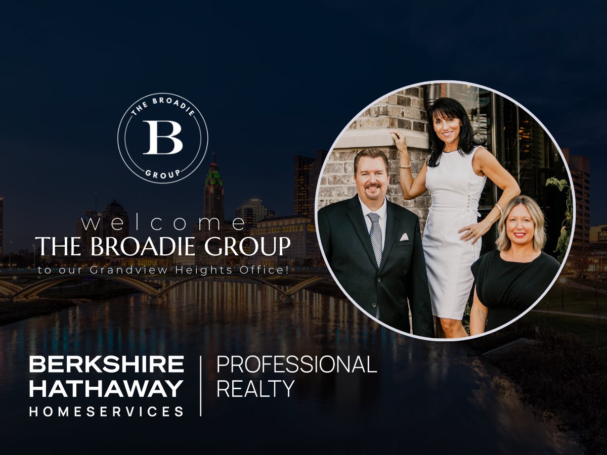 BHHS_Pro's tweet photo. Please join us in welcoming The Broadie Group to our Grandview Heights office! With years of local knowledge and expertise of the Columbus area, we couldn't be more excited to bring this talented group aboard. Welcome to the BHHS Pro family!💜 https://t.co/3qdGJtsITb