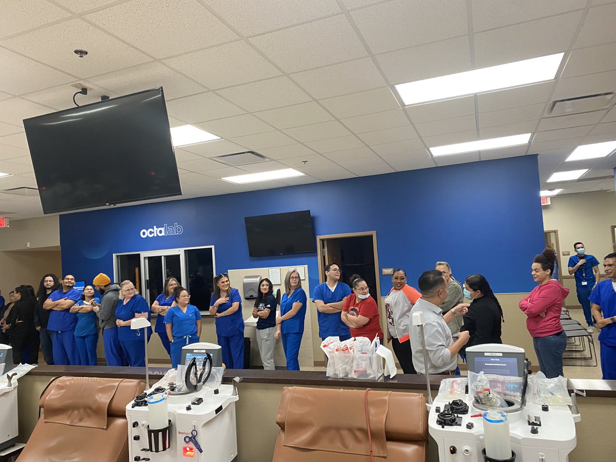 celenamaldonado's tweet photo. Fun times at Octapharma. Monthly meeting, team building and employee of the month recognition. Then serious talk in my classroom with my training team. #ilovemyjob #ihavethebestteam #plasmagic https://t.co/PltmED8jnP