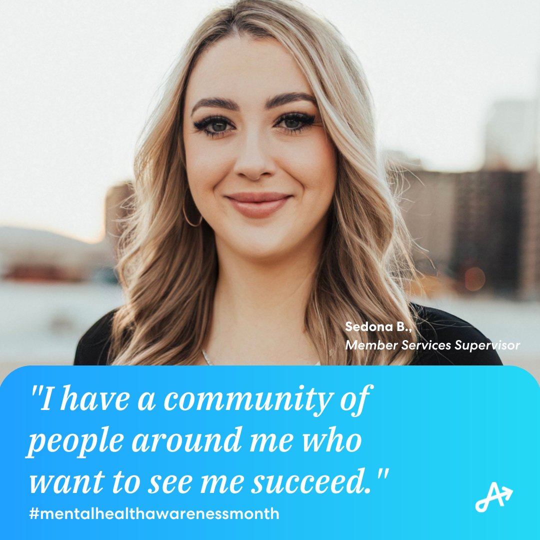 Remote work doesn’t mean working alone. For Sedona Bostick, it means connecting with teammates daily and creating a support system to celebrate life events, #careerwins, and even co-work virtually! How do you connect with #remoteworking? #weareachieve #workplaceculture