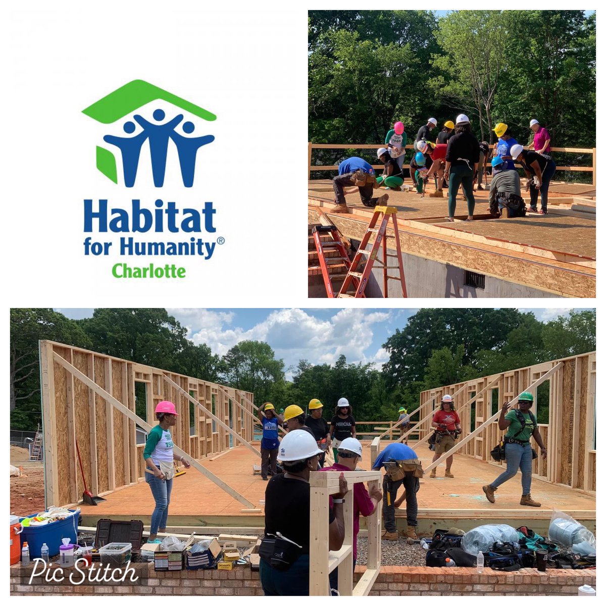 CharlotteLinks's tweet photo. On Saturday, the #RoyalCluster & @salinksinc Director Sylvia Perry participated in a @habitatCLTreg House Build Service Project in the West Blvd. corridor.
#CharlotteLinks #CrownJewelsLinks #PiedmontNCLinks #CarolinaPinesNC #thelinksinc #LinkedInFriendship #ConnectedInService https://t.co/lLorM8g8kz