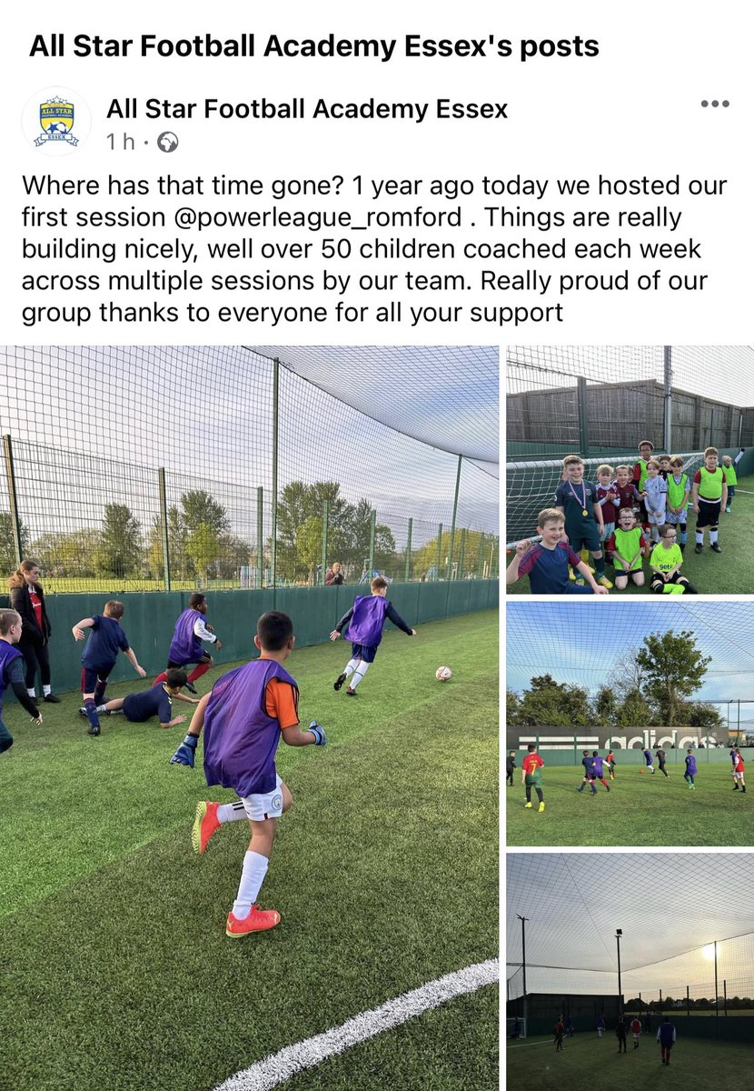 All Star Football tweet media