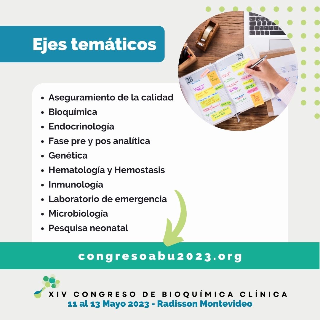 XXV Congreso COLABIOCLI 2022  Colegio de Bioquímicos del Chaco