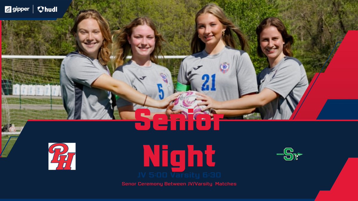 Come out and support our seniors playing their last match at home!! #TNG #PhRaiderNation #GoOneMore #Seniors23