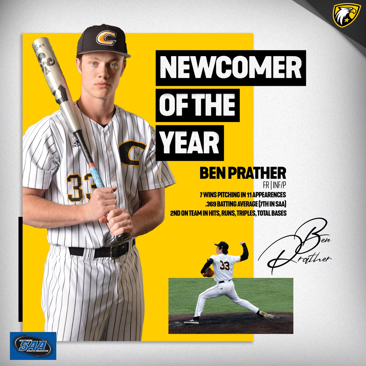 Centre Colonels (@centreathletics) on Twitter photo ⚾️ | <a href="/CentreBaseball/">Centre Baseball</a> tags 6️⃣ All-<a href="/SAA_Sports/">SAA Sports</a> Team awards in 2023, including their first Newcomer of the Year honor since 2016! 🎉 #RollKerns
centrecolonels.com/news/2023/5/10… ⚾️ | <a href="/CentreBaseball/">Centre Baseball</a> tags 6️⃣ All-<a href="/SAA_Sports/">SAA Sports</a> Team awards in 2023, including their first Newcomer of the Year honor since 2016! 🎉 #RollKerns
centrecolonels.com/news/2023/5/10…
