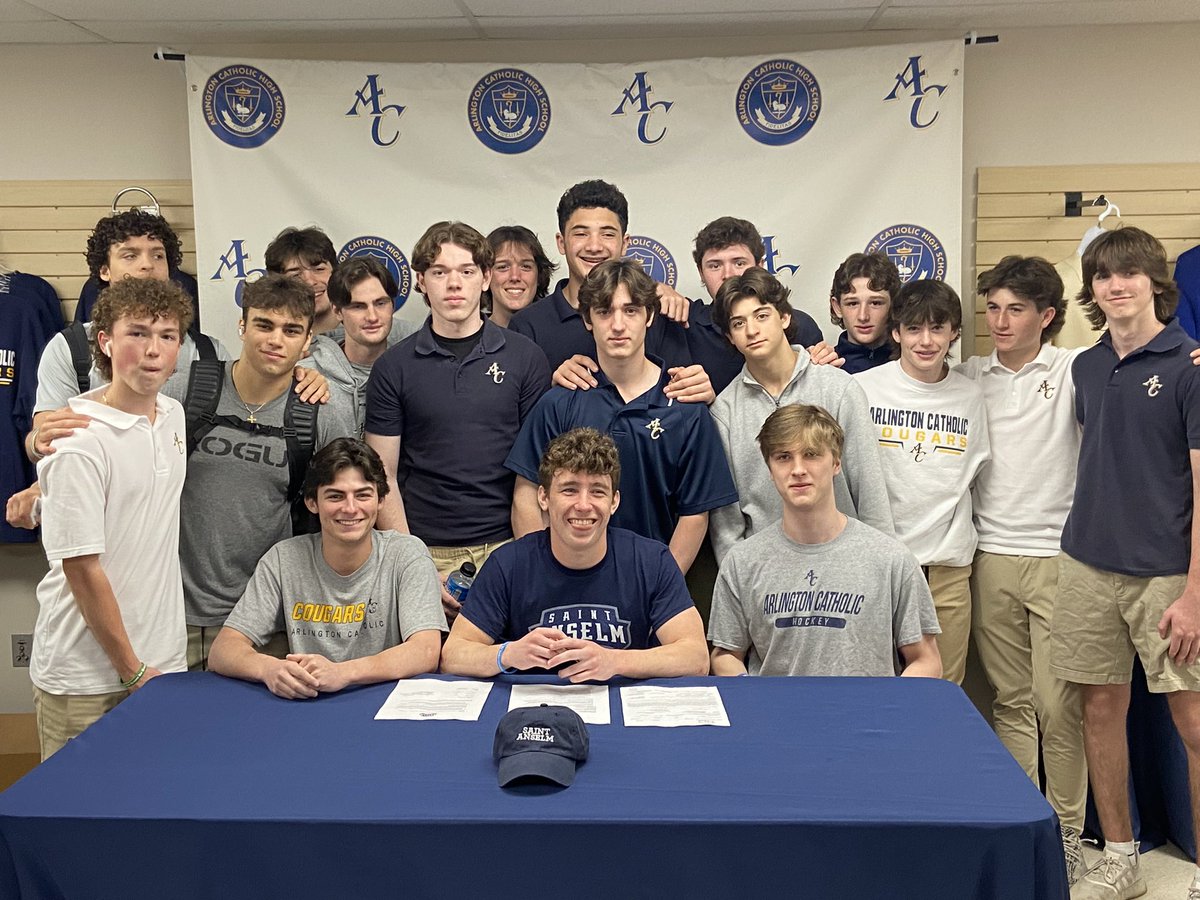 AC Lacrosse (@lax_ac) on Twitter photo Congratulations to Thomas Driscoll signing his letter if intent to play lacrosse at St Anselm’s. Great kid going to a great program. #family <a href="/ACHSCougars/">Arlington Catholic High School</a> Congratulations to Thomas Driscoll signing his letter if intent to play lacrosse at St Anselm’s. Great kid going to a great program. #family <a href="/ACHSCougars/">Arlington Catholic High School</a>