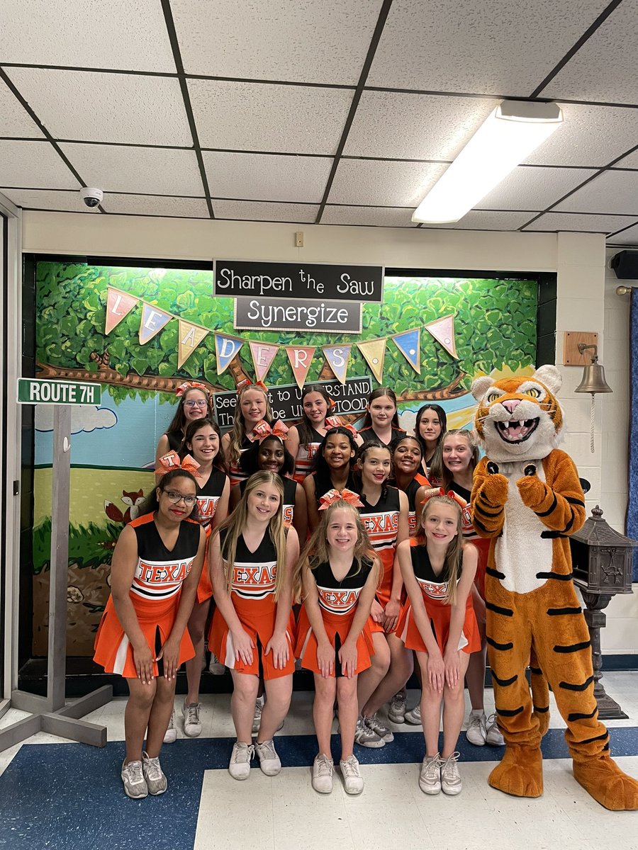 Shout out to <a href="/tisdslp/">TISD-Spring Lake Park Elementary School</a> !!! Thank you so much for having us to your pep rally this morning! 🧡🧡🧡