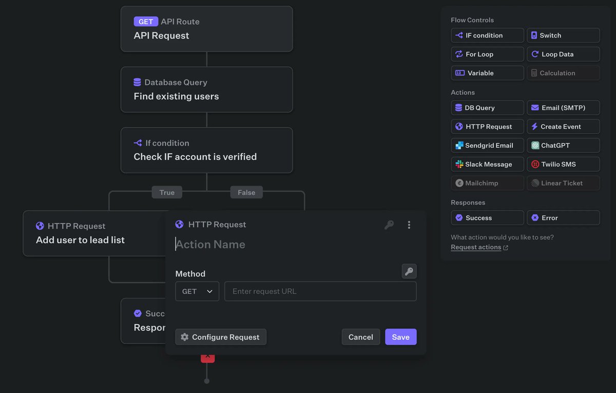 FastgenHQ's tweet image. 🌟 Experience Fastgen's API Builder! Create & manage custom APIs with our low-code solution. Rapid development, seamless data management & flexibility for all skill levels. #Fastgen #APIBuilder #LowCode #API #DevTools