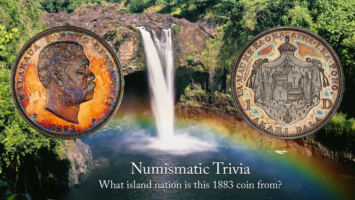 PinehurstCoins's tweet photo. This week’s numismatic trivia question is: what island nation is this 1883 coin from? Comment your guess! Check back tomorrow to see the answer.
#pinehurstcoins #trivia #numismatictrivia #bullion https://t.co/JyfidAvbh2
