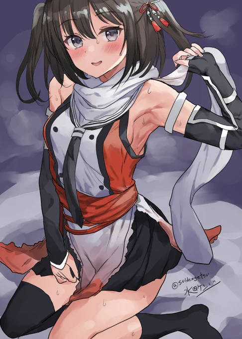 川内さん… #艦これ版深夜の真剣お絵描き60分一本勝負 #艦これ版真剣お絵描き60分一本勝負_20230508 1.5ドロ