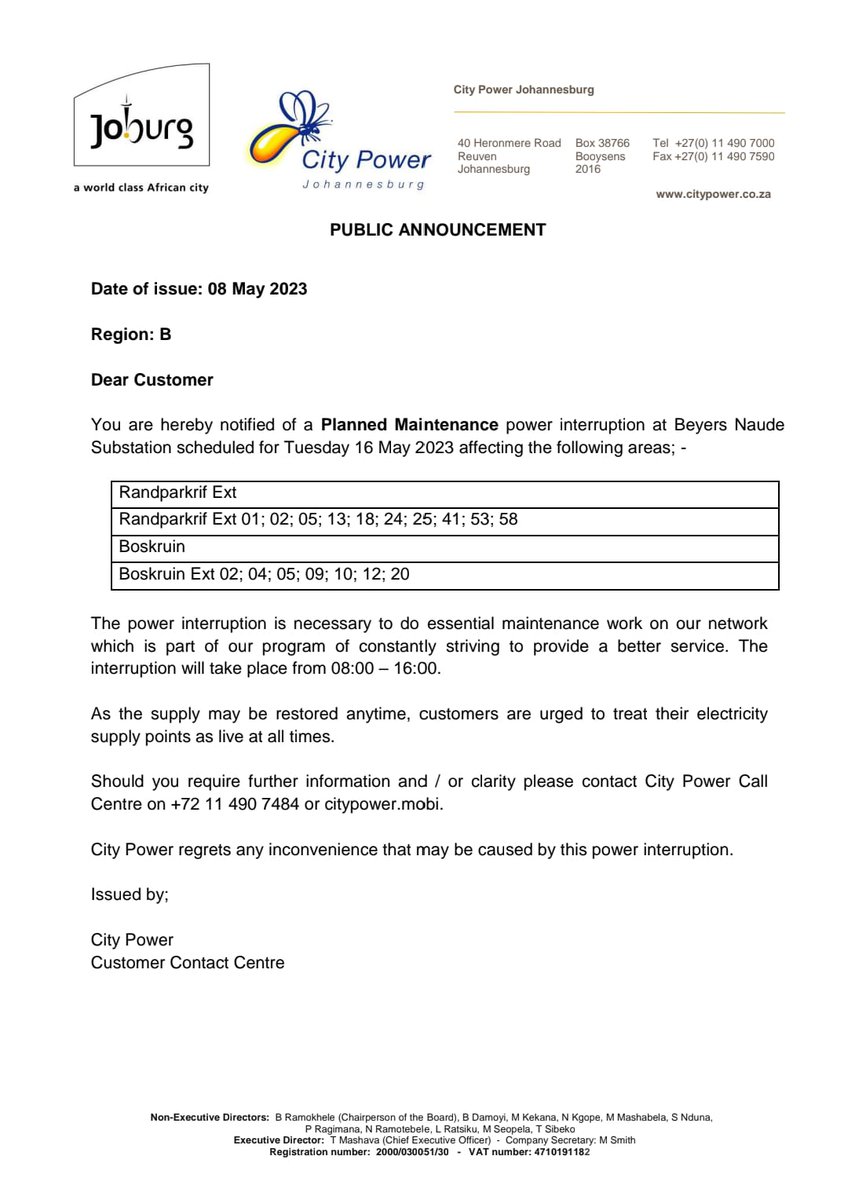 @CityPowerJhb tweet media