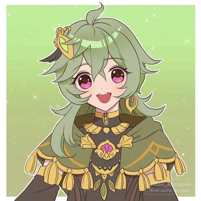 #コレイ生誕祭2023 #Collei #GenshinImpact  コレイちゃそお誕生日おめでとう〜〜 遅くなっちゃった上にラフでごめんねだけど、風花祭でより大好きになった! 近いうち仕上げたい〜