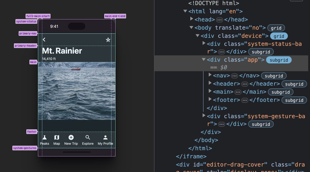 argyleink's tweet photo. subgrid 👀

DevTools in Canary now shows the proper badge for subgrids 🤓 https://t.co/4vfi7MTpfO