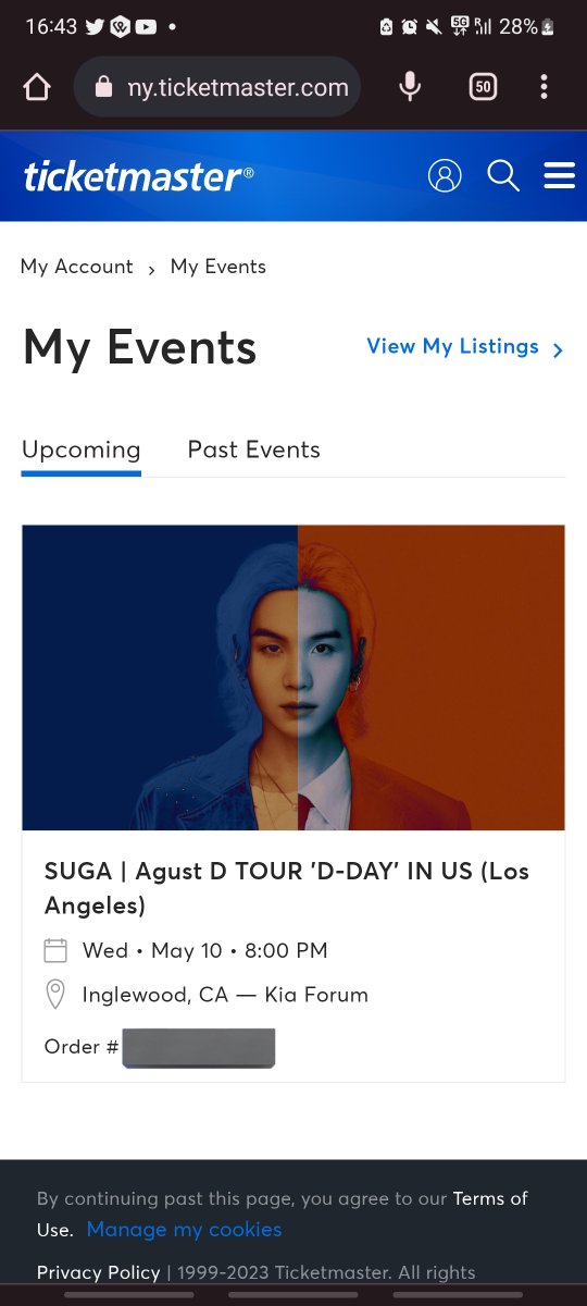 MINGUlNHO's tweet photo. If anyone is interested I’m selling SUGA tickets for Kia forum LA. Wednesday May 10th 2023!
#sugatickets #AgustD_SUGA_Tour_in_LA https://t.co/6CIXcrsgZQ