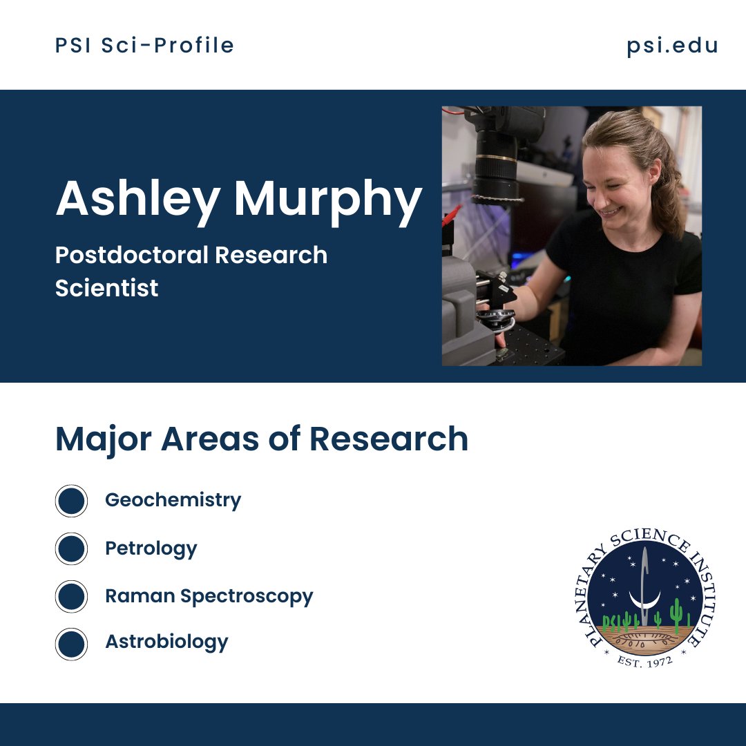 planetarysci's tweet image. Spectroscopy on Mars &amp;amp; More!

PSI&apos;s @AshMurph9 presented an abstract and poster titled &quot;Comparison of Organic Carbon Under Deep Ultraviolet Light and Visible Raman Spectroscopy&quot; at #LPSC2023. 

Learn more about Dr. Murphy in this week&apos;s newsletter: mailchi.mp/psi.edu/psiedu