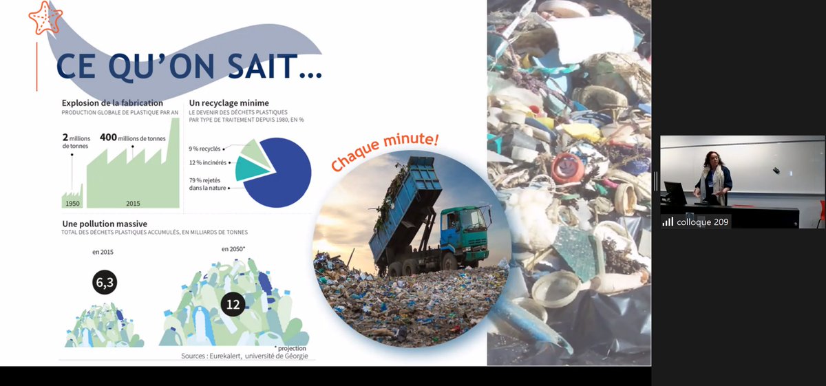 AcfasNG's tweet photo. #AcfasC209 - Table ronde sur la pollution #plastique.
Lyne Morissette commence par donner un tour d'horizon sur la pollution #plastique dans les océans, des chiffres alarmants aux solutions! 🌊 https://t.co/evQhVS8p1m