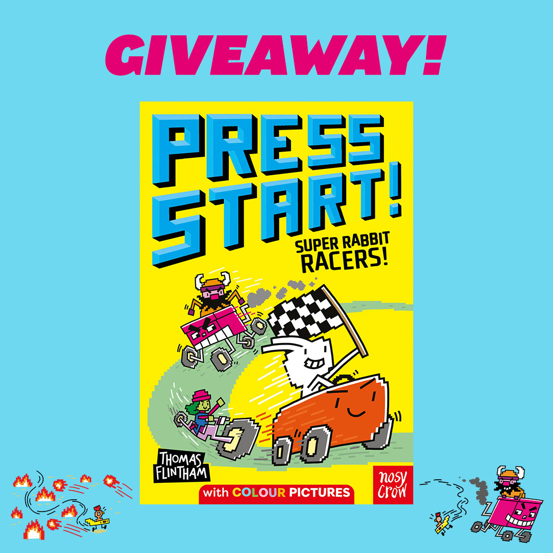 🏎️Giveaway!🏎️

We are giving away a copy of Press Start to a lucky winner!

To enter...
✅Follow us and @nosycrow
👍Like and retweet
😍Comment a 🏎️  emoji

Winner announced in 24 HOURS!