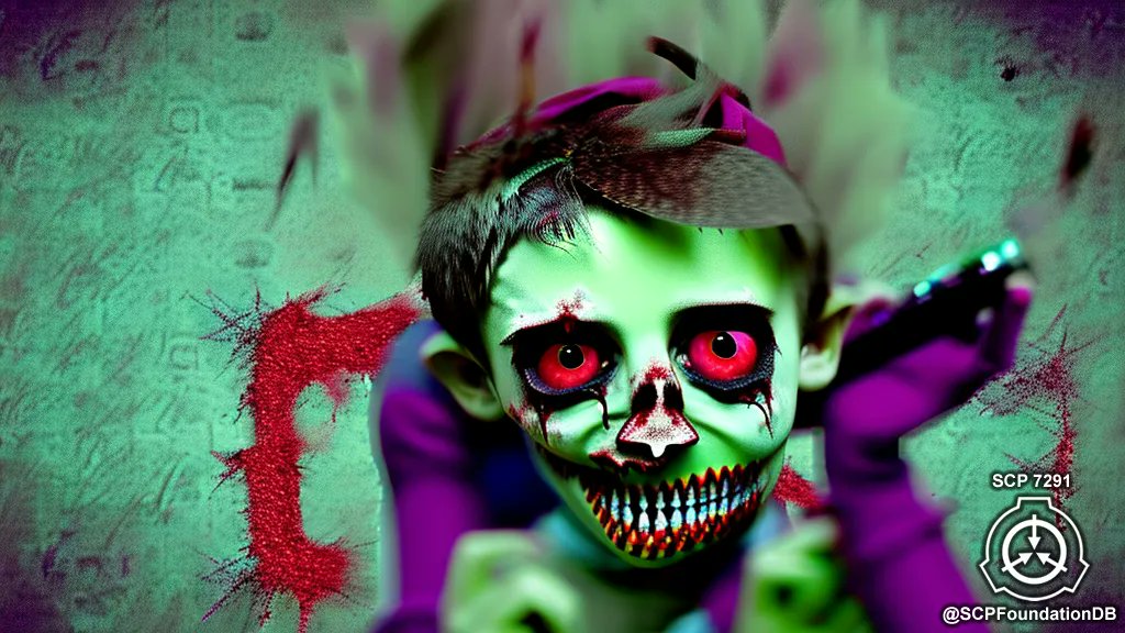 SCP-7291 is a humanoid entity resembling a zombie child, with pale green skin and dark brown hair, and weighing approximately 30 kg. Its anomalous properties manifest when it comes into contact with any type of plant life, causing rapid decomposition and loss of vitality. #scplab