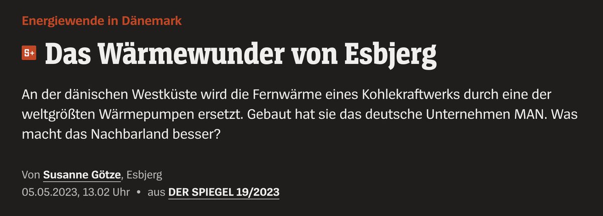 Europäische Erfolgsstory in 🇩🇰:
Anstelle von Kohle heizen 𝗘𝗶𝗻𝗵𝘂𝗻𝗱𝗲𝗿𝘁𝗮𝘂𝘀𝗲𝗻𝗱 Menschen bald mit 𝗘𝗶𝗻𝗲𝗿 gemeinsamen Wärmepumpe.

Ändern wird sich für die Kund*innen nur eins: die Kosten sinken!

Und dabei sparen sie 60.000 t CO₂.
Gebaut von MAN aus 🇩🇪.
👇