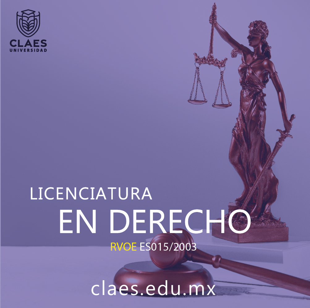 El estudio del derecho proporciona una amplia gama de oportunidades laborales en diferentes sectores como el público y el privado, tanto en el ámbito nacional como internacional. Inscríbete en nuestra licenciatura! claes.edu.mx/licenciatura-e…