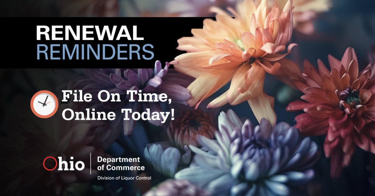 OhioLiquor's tweet photo. Are you a liquor permit holder? 

No ▶️ Have a great Monday!

Yes 🔻  

Does your permit expire June 1?

No ▶️ Have a great Monday, too!

Yes 🔻 

May 17 is the last day to renew on time. Use our online portal today: https://t.co/FxgbeuwYtX https://t.co/9lnrhO6vsN