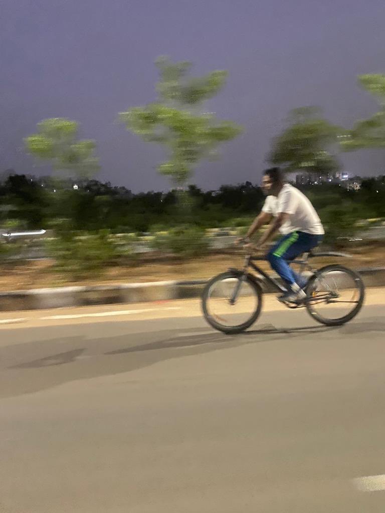 EE_MB_GANESH's tweet photo. Unbelievable for myself
From 01.01.23 to 08.05.23 i did
Walking - 609 Kms
Cycling - 512 Kms
We can do many more 
Have a healthy and wealthy life.
@mb_telangana #missionbhagiratha
#healthyhabits https://t.co/H8qqyuUOu7