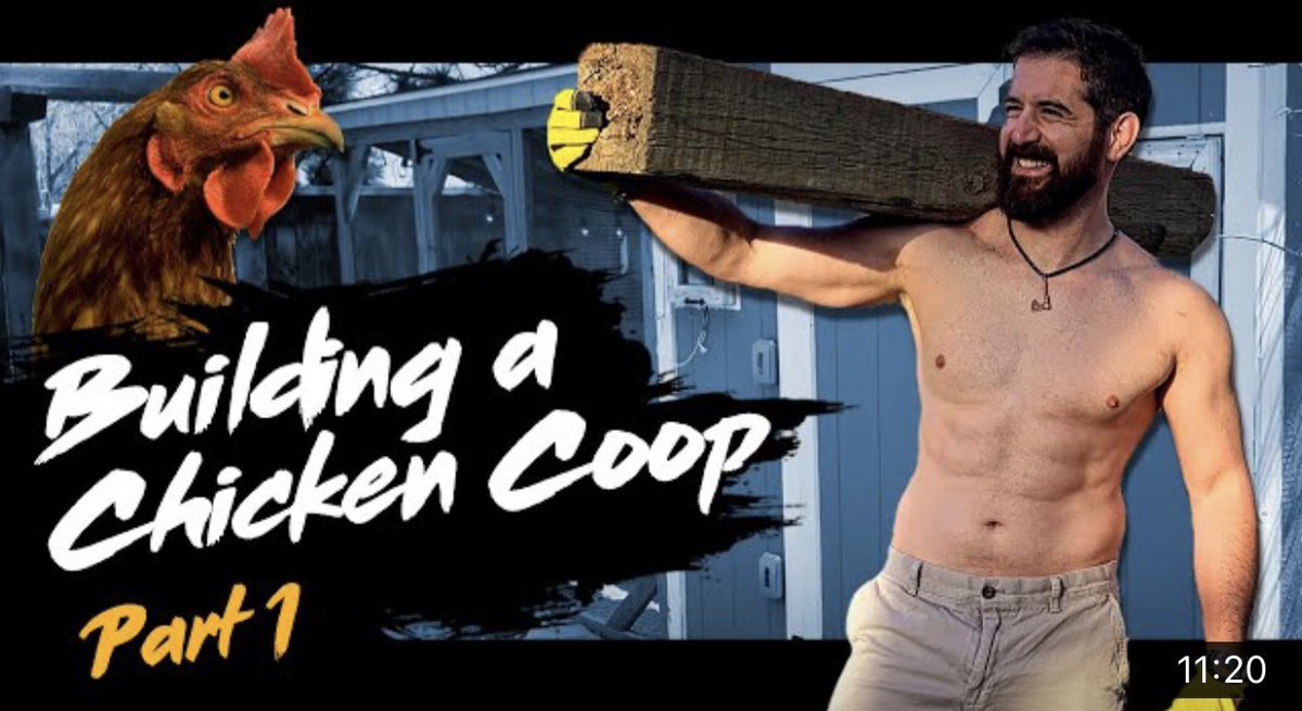 Moucomics's tweet photo. https://t.co/ebQACAHAXe

Building a Chicken Coop/Run - Part 1 https://t.co/mFiVW1vNy2