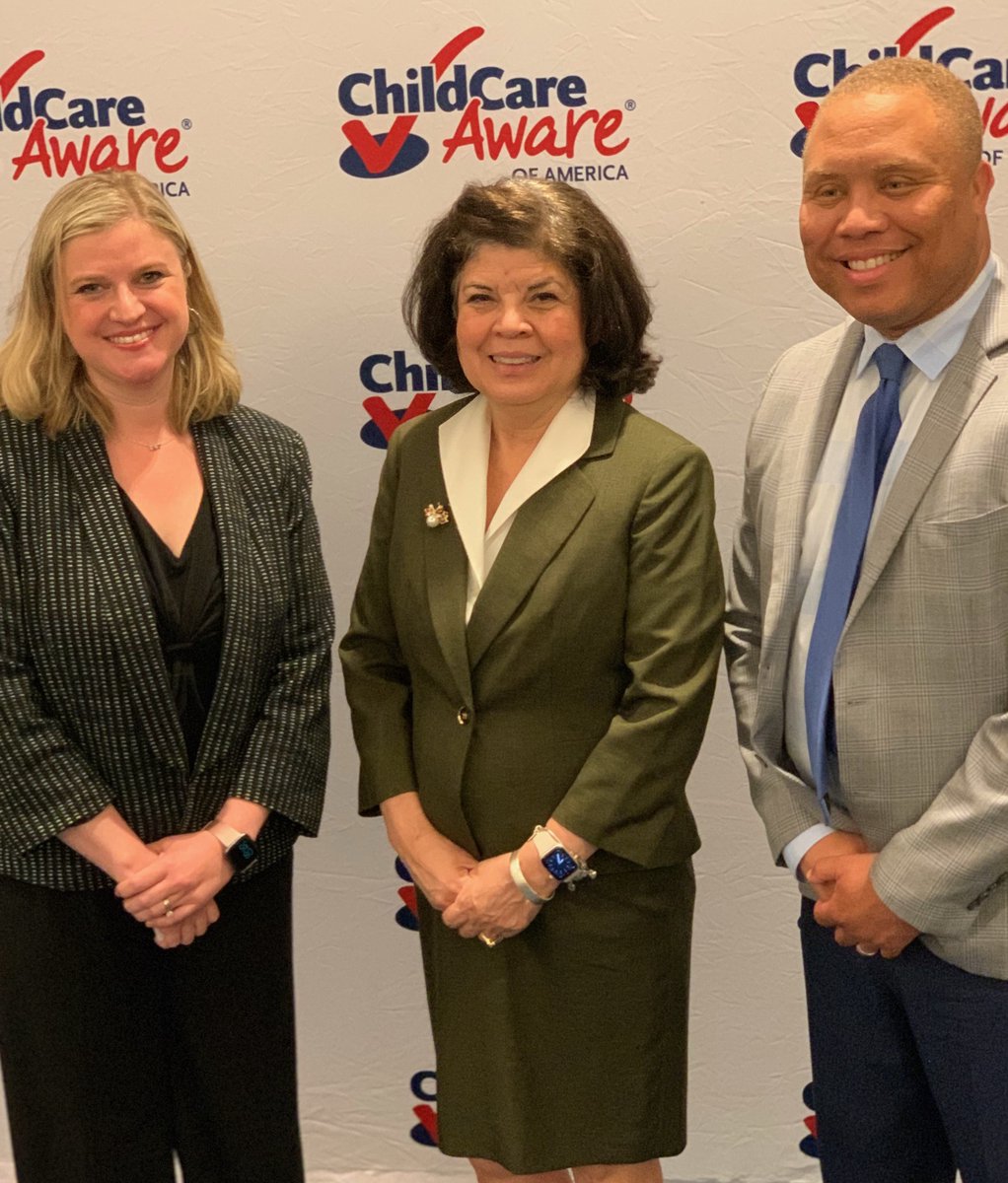 Deputy Assistant Secretary of Defense for Military Community and Family Policy Patricia Barron joined Interim CCAOA CEO Michelle McCreedy and Chief of Military Programs Francisco Jamison ar Day 2 of Symposium! #ccaoaSymposium23
