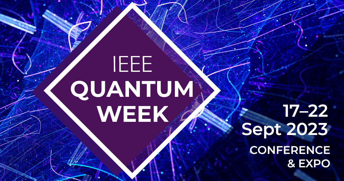 IEEEQuantumWeek's tweet photo. Calling ALL #QuantumExperts:  Submit your papers to QSEEC23! This event is taking place at #IEEE #QuantumWeek2023 and is now open for submissions until June 1st. Learn more about submitting papers @ https://t.co/UF9pnBtbm8

#QCE23 https://t.co/OOB1ntCmbo