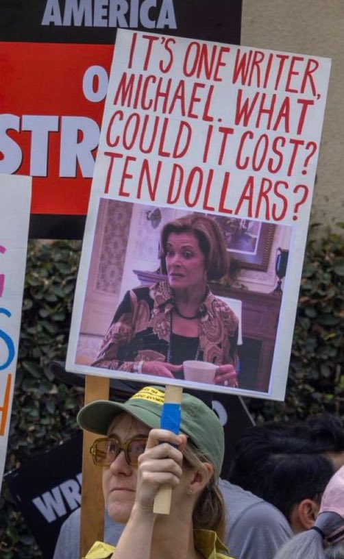 Pay this person whatever she wants.

#WGAstrong