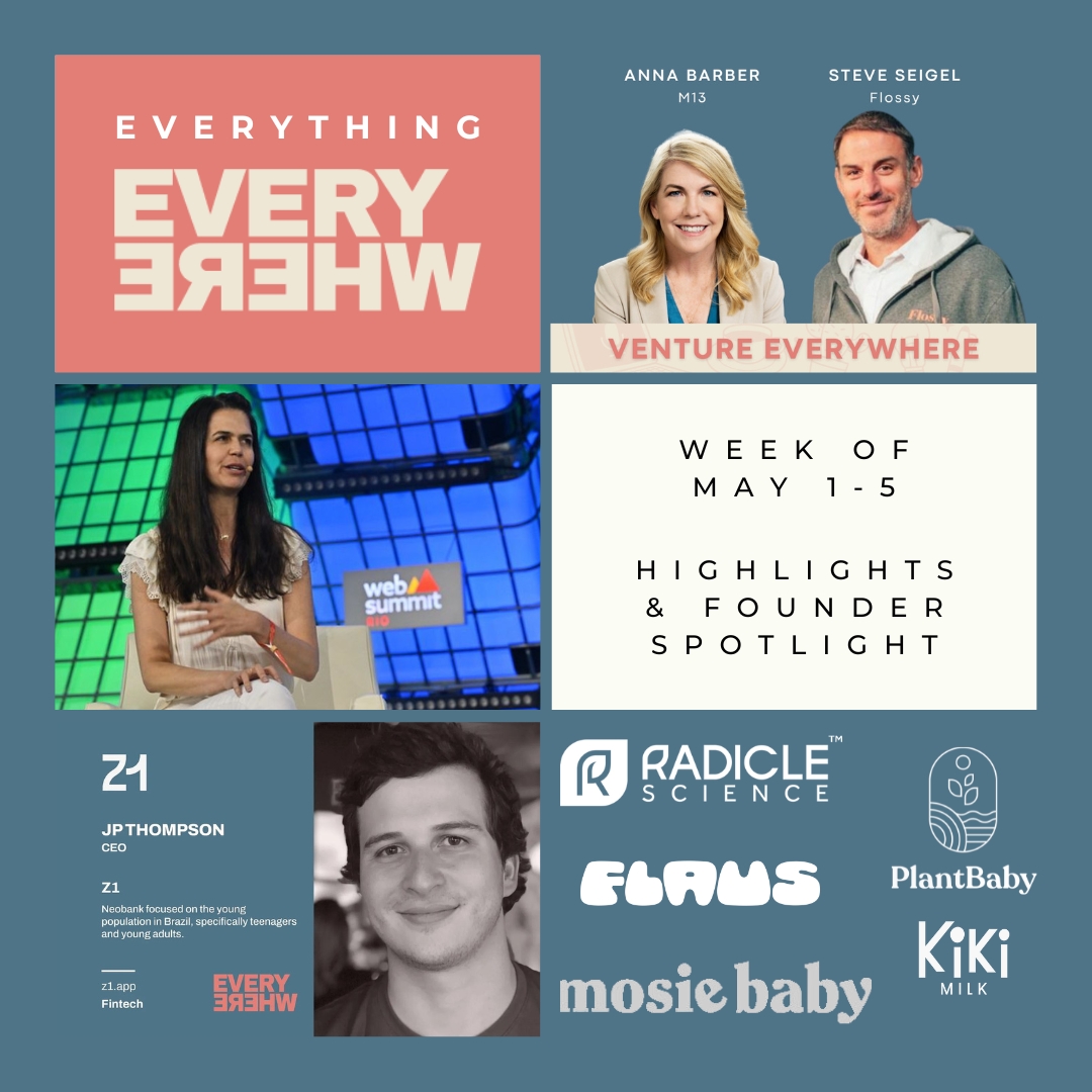 🗺Everything Everywhere 🔊Venture Everywhere #Podcast EPS 3: Don’t Forget to @hiflossy with @SeigelSteve➕@annawbarber 🏦@z1_app helps #GenZ get banked 🏆Congrats @radiclescience, @goflaus, @plantbabyco for @FastCompany awards! 👋Welcome @mosiebaby @jefielding @scottehartley