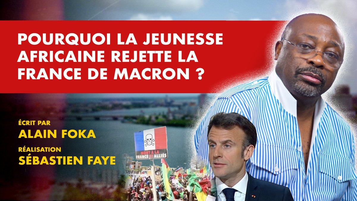 alainfoka2005's tweet photo. 📺 https://t.co/peY1O5KnEN

Pourquoi la jeunesse africaine rejette t’elle la #France de #Macron ? La #Russie y est elle pour quelque chose ? La France peut elle encore retrouver sa place dans son ancien précarré ? Peut on espérer que de tout ce chamboulement naîtra un projet africain propre ?

Une chronique d’Alain Foka 
Réalisation : @sebafayo