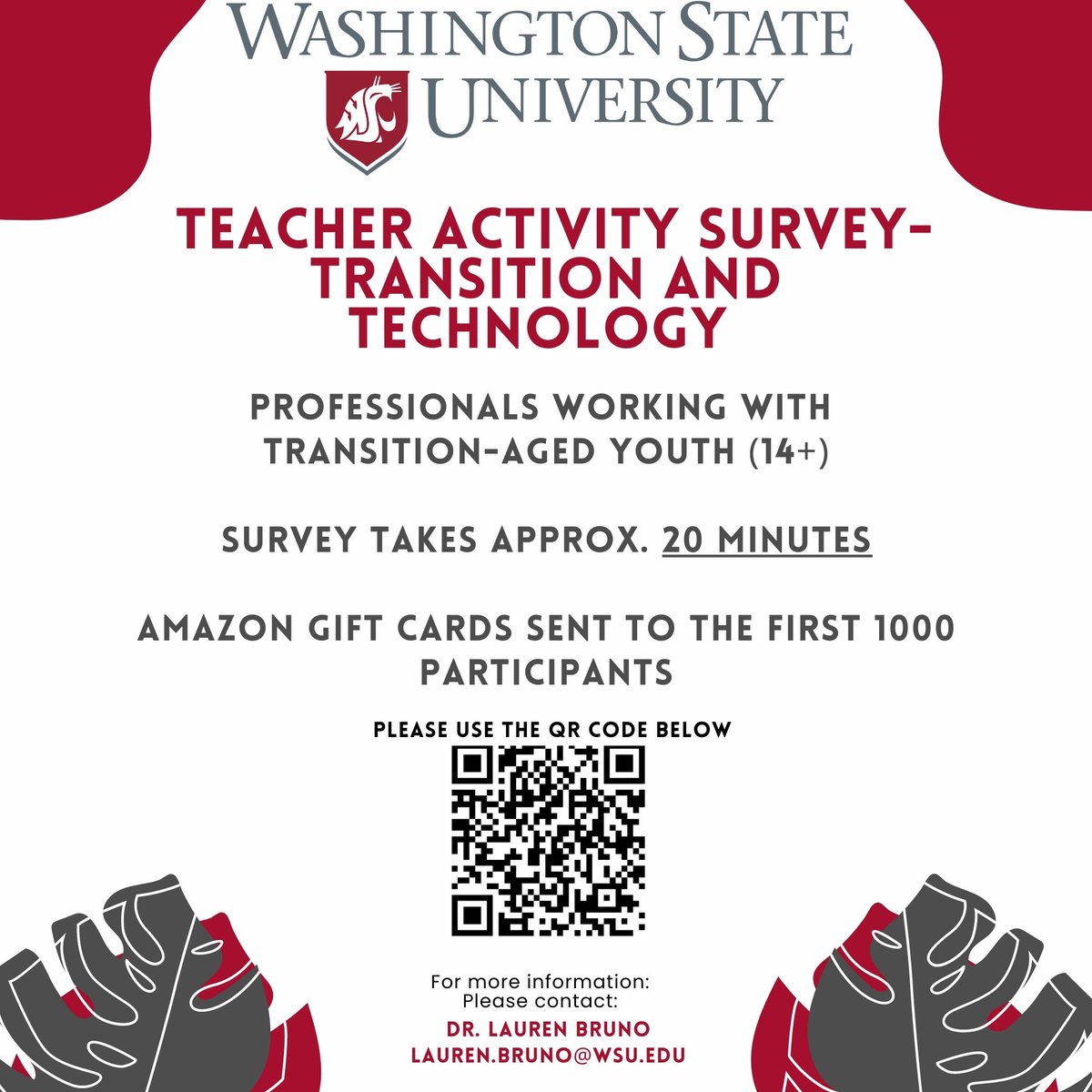 As @ijonmes , we are happy to announce a call by @LaurenPbruno to participate in an important study regarding the use of the Teacher Activity Survey-Transition and Technology (TASTT). This survey aims to evaluate teachers' self-efficacy in evidence-based transition practices and…