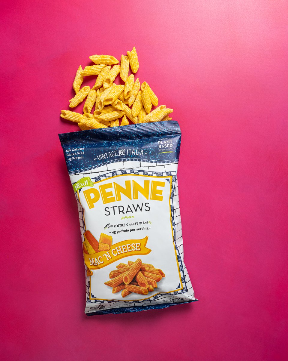 No need to pour out half the bag. At 140 calories per serving, you can feel free to go nuts.

#pastasnacks #eatpastasnacks #pasta #healthysnack #snack #snackfood #pennestraws #GlutenFree #lentils #whitebean #snackattack #healthysnacking #penne #straws