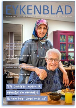 Voortaan heeft ons magazine een nieuwe naam: Eykenblad. Het eerste nummer is verschenen met daarin tal van openhartige verhalen van collega's, cliënten, bewoners en mantelzorgers.  
bit.ly/3LMvS82  #stichtingeykenburg #zorgsector #denhaag #ikzorg #zorgvoorelkaar