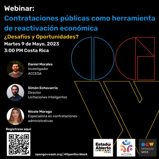 ¿Querés conocer cuáles son los desafíos y oportunidades que enfrentan las Contrataciones Públicas?

ACCESA te invita a conocer más de los desafíos y oportunidades que se enfrentan en las contrataciones públicas.

Registrate en el siguiente enlace: survey.zohopublic.com/zs/TiRhUo
#OGW2023