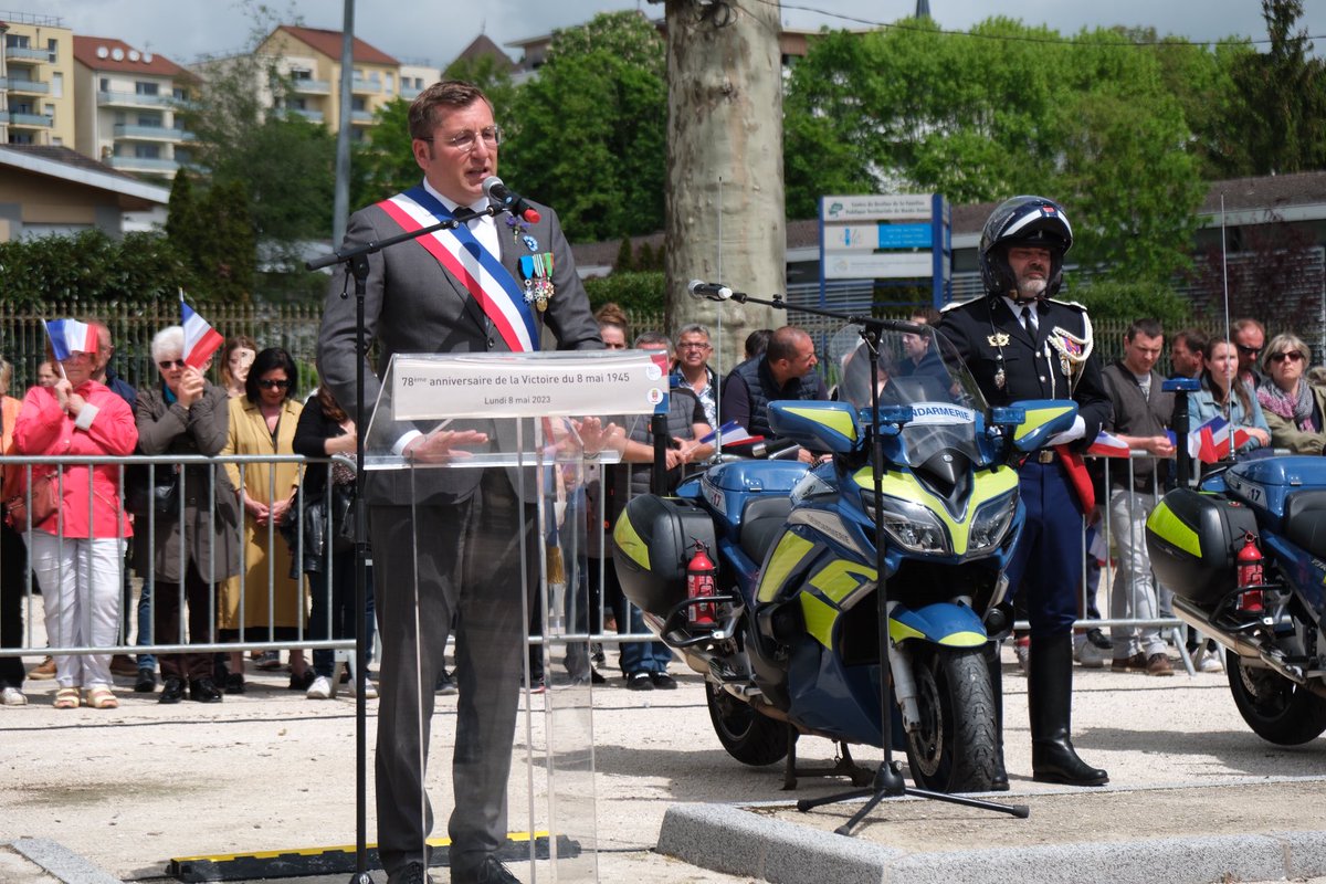 8 mai 1945 - 8 mai 2023
Le devoir de mémoire est toujours aussi fort. Sachons l’entretenir et le transmettre. #commemoration #8mai #memoire #souvenir