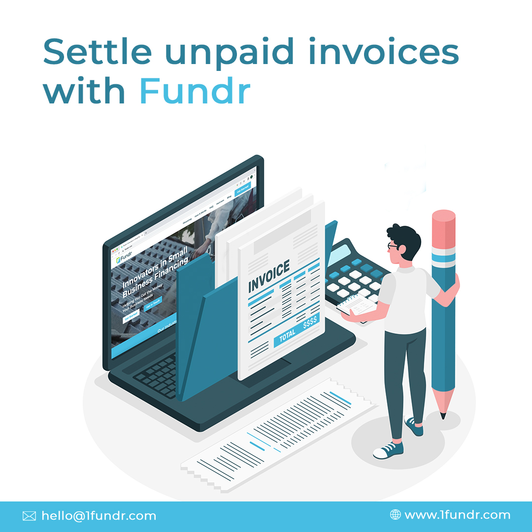 1fundr's tweet photo. Are unpaid invoices weighing you down? Financing can be the solution you need to keep your #smallbusiness going and on track for growth. 🧾 📈

📧 Email us today at hello@1fundr.com for convenient financing solutions.
 
#entrepreneurfunding #fundr #invoicefinancing https://t.co/rJfLffy97r