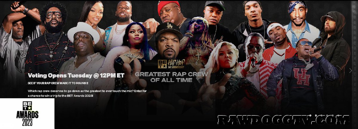 RAWDOGGTV's tweet photo. https://t.co/C8RQd7dDoj BET AWARDS 2023 Returns Live From LA - RAWDOGGTV https://t.co/gs5fLG27bk  #BETGreatestRapCrew #RAP #BETAwards #HipHop #Music #AI #ChatGPT #BARD https://t.co/4F1jIPhdra