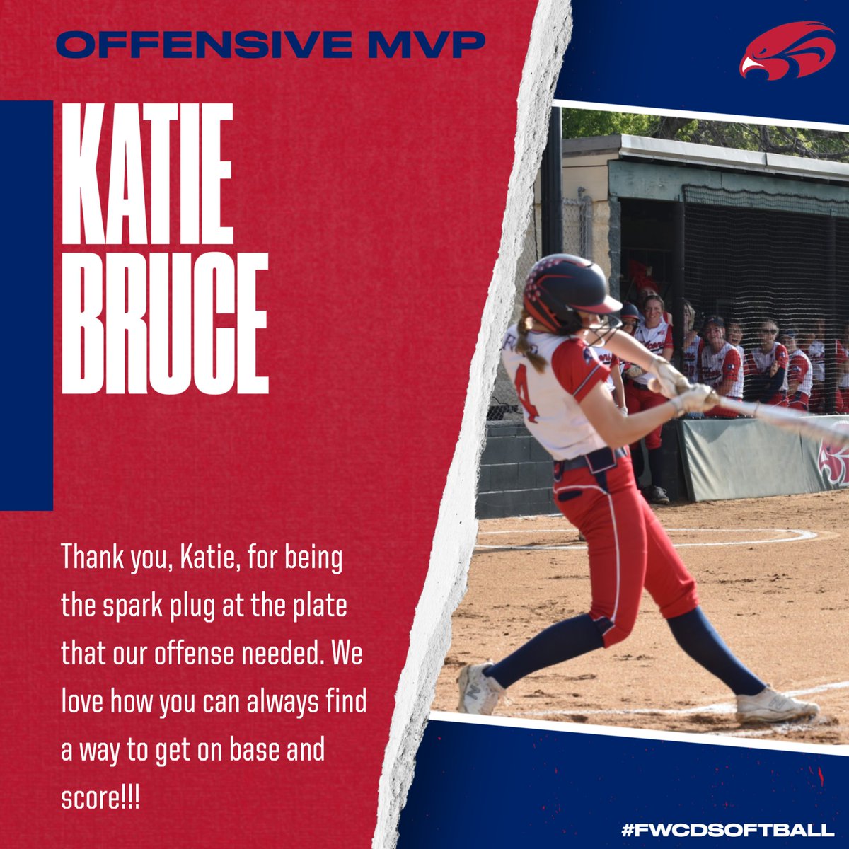 Congratulations to our 2023 Offensive MVP, junior Katie Bruce!!!