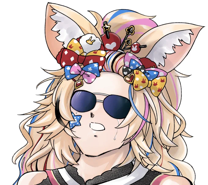 ホロライブワールドでゴールデンコンビのかざマリン見てたときのポルカのイメージ #絵まる