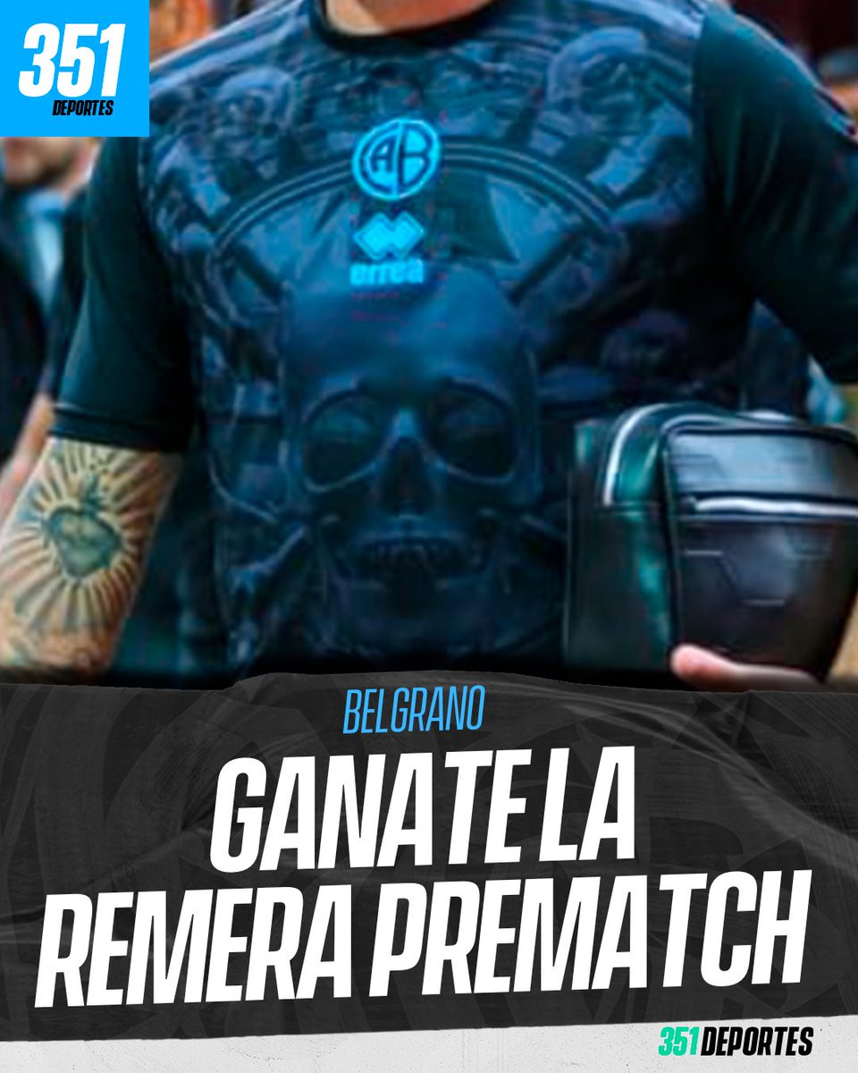 🎉🎁 ¡Atentos, hinchas de #BELGRANO! 

🏴‍☠️ ¡Sorteamos la “Camiseta Prematch” del Pirata!
 
🤔 ¿Cómo participar? 
✅ Seguí a <a href="/351Deportes/">351 Deportes</a>
✅ Dale RT  

✅ ¡Si participas en Instagram y en Facebook sumas chances!
