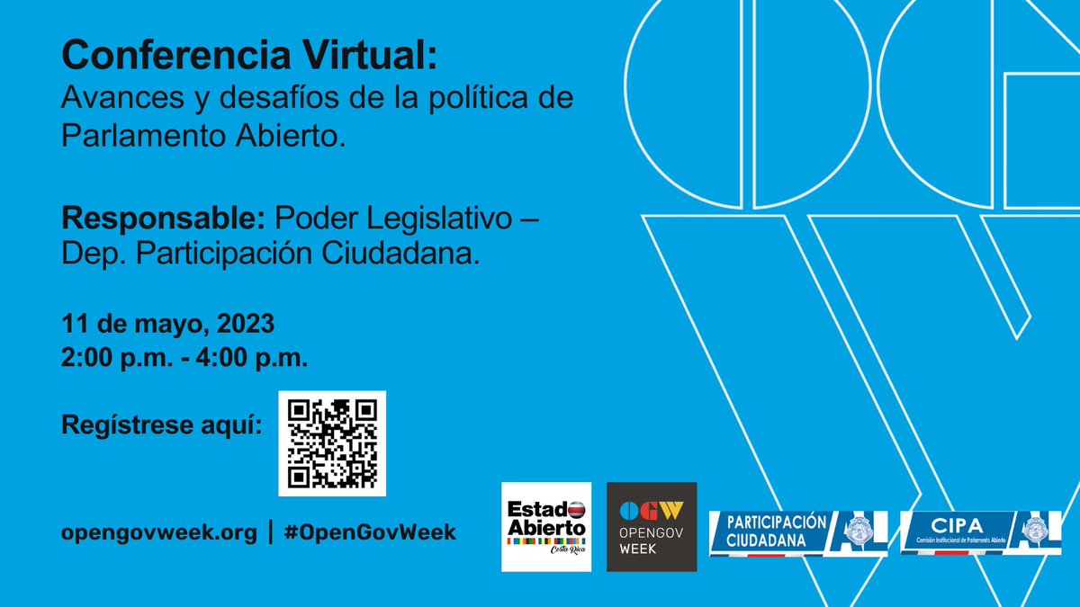 ¿Cuáles son los principales avances y desafíos que enfrenta el Parlamento Abierto en la Política?

El Poder Legislativo te invita a ser partícipe de la Conferencia Virtual al ingresar al siguiente enlace: survey.zohopublic.com/zs/ROR402
#OpenGovWeek