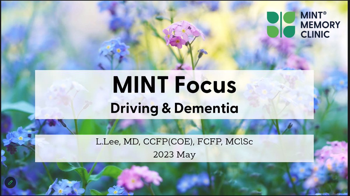 MINTMemoryCare's tweet image. Throwback to last Wednesday’s MINT Focus webinar. A successful session!

Interested in joining the next Focus session, “Pharmacologic and Non-Pharmacologic Approaches to Behavioural Concerns” on Wed June 7? Register at mintmemory.ca/clinicians/bes….

#LearningMoMINT