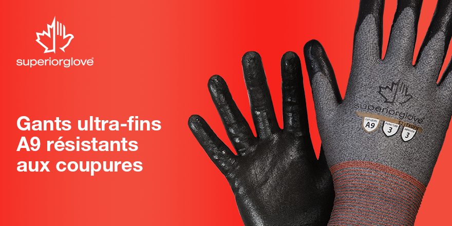 FastenalCanada's tweet image. Protégez vos mains des coupures. Essayez les TenActiv™ S21TXUFN de #SuperiorGlove - des gants ultra-fins de calibre 21 avec une protection contre les coupures A9 et une prise stable!
Achetez maintenant ! ow.ly/H7NE50NY2ZK