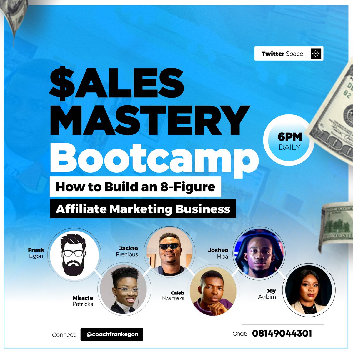 charactercoach_'s tweet photo. #SalesFlyer

Sweet FLYER Design for @coachfrankegon of @expertnaire 🔥🔥🔥

Flyers have a powerful way of Making your audience fall in love with you &amp; what you sell.

Imagine you were my client, which of these 2 flyers would you prefer? 🥰

GOLD or BLUE?😁
👇👇👇👇 https://t.co/9tneg5lkdC